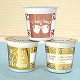 Personalized Metallic Foil K-Cup Coffee Favors (64 Designs)