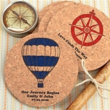 Ducky Days Personalized Round Cork Coasters (125 Designs)