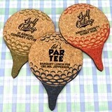 Ducky Days Personalized Golf Ball-Shaped Cork Coasters (2 Designs)