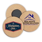 Custom Corporate Logo Promotional Wooden Nickel Magnets