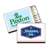 Custom Corporate Logo Promotional White Matchboxes (Set of 50)