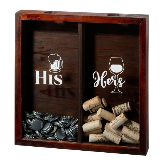 wine cork shadow box personalized