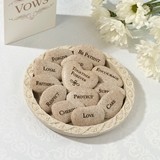 Lillian Rose Vow Stones (Set of 13 Stones with Plate)