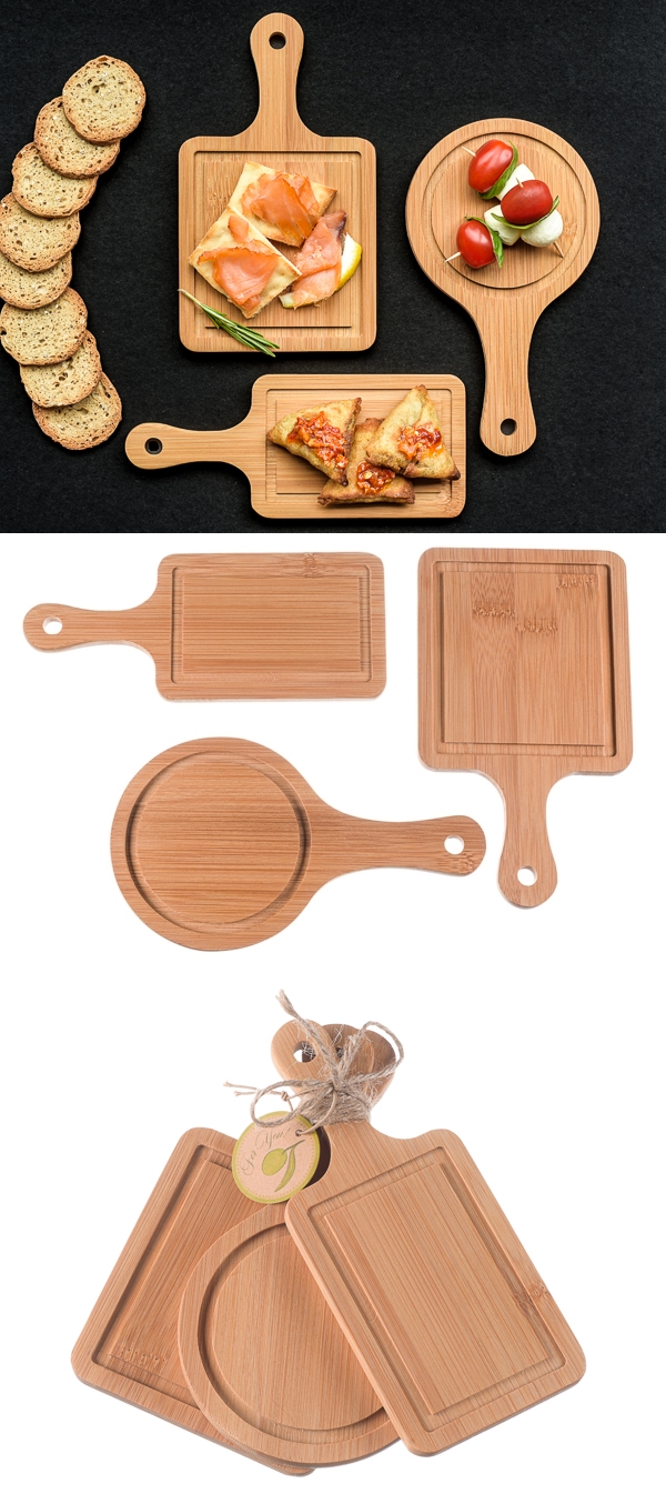 Artisano Designs 'Tasteful Tapas' Mini Appetizer Boards (Set of 3)