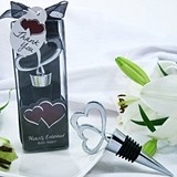 Hearts Entwined Double Heart Bottle Stopper in Designer Gift Box