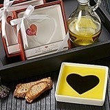 Love Infused Olive Oil and Balsamic Vinegar Dipping Plate