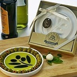 "Taste of the Orchard" Oil-Vinegar Dipping & Appetizer Plate