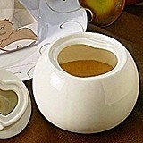 Artisano Designs "Sweetheart" Porcelain Sugar Bowl