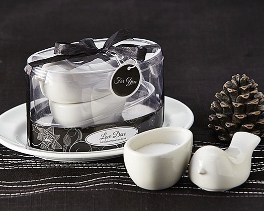 Artisano Designs "Love Dove" Porcelain Salt Cellar