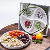 Artisano Designs "Four Seasons" Serving/Dipping Platter