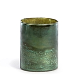 Park Hill Collection 'Carlton' Glass Shiny & Matte Finish Vase, Small