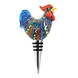 Country Cottage: Rooster Glass Bottle Stopper by Twine