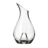 Centerpiece: 50oz Tabletop Glass Decanter with Hourglass Shape by True