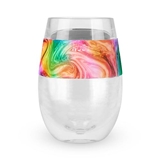 Wine FREEZE Single Cooling Cup with Unicorn Horn Motif Wrap by HOST