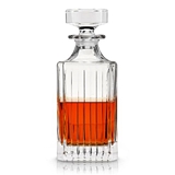 Contemporary Design European Lead-Free Crystal 28oz Decanter by VISKI