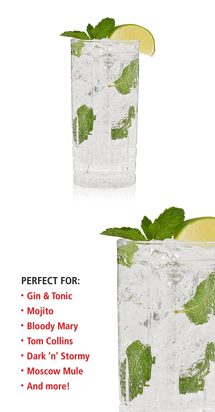 Spiegelau "Perfect Serve" Longdrink Glasses (Set of 12)
