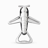 Chrome-Finish Retro-Look Airplane Bottle Opener by Foster & Rye