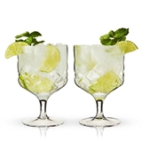 Admiral: Stemmed Crosshatch 9oz Cocktail Glasses by VISKI (Set of 2)