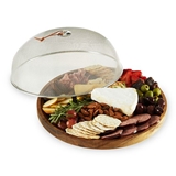 Modern Manor: Slate & Acacia-Wood Cheese Board w/ Dome by Twine Living