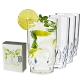 Shatterproof Acrylic Highball Tumblers by VISKI Set of 4