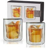 Double-Walled Borosilicate Rocks Glasses by VISKI (Set of 2)