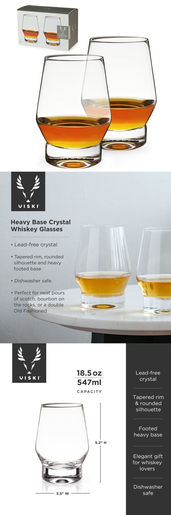 Viski Scotch Glasses