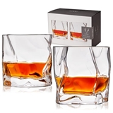 Lead-Free Crystal "Molten" Tumblers by VISKI (Set of 2)