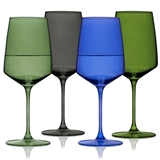 Reserve Nouveau 22oz "Seaside" Wine Glasses by VISKI (Set of 4)