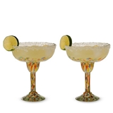 Artistico Speckled Recycled Margarita Glasses by Twine Living (Set of 2)