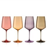 Reserve Nouveau "Daybreak" Crystal Wine Glasses by VISKI (Set of 4)