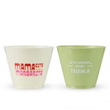 Mamacita Needs a Margarita Design Shatterproof Frosted Cups by Blush (Set of 12)