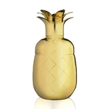Polished Gold-Finish Stainless-Steel Pacific Pineapple Cocktail Shaker by VISKI