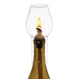 Boulevard: Hurricane Bottle Lamp by Twine