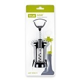 Soar 'Just Wing It' Winged Corkscrew in Chrome & Black Finish by True
