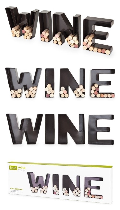 "Put a Cork in It" Metal Wine Cork Holder by True