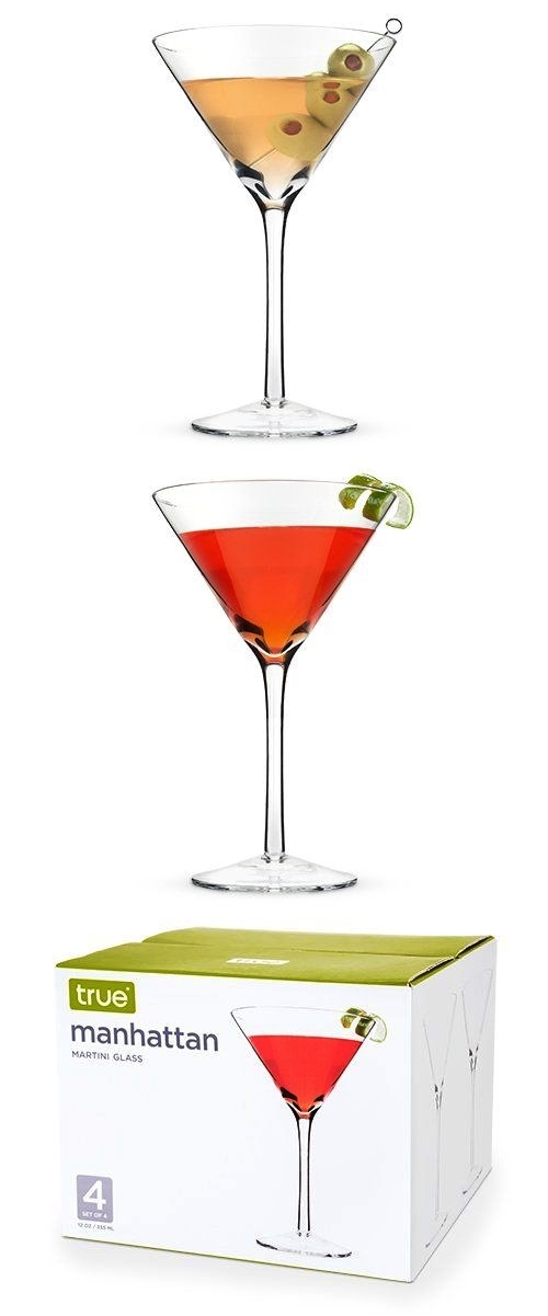 Essential Manhattan Martini Glasses by True (Set of 4)