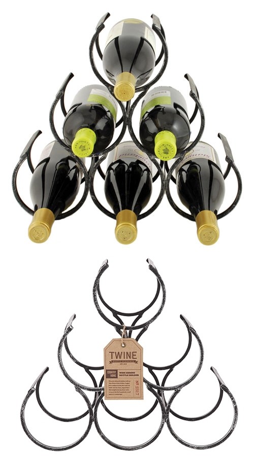 Country Home Collection: Wine Shrine Bottle Holder by Twine