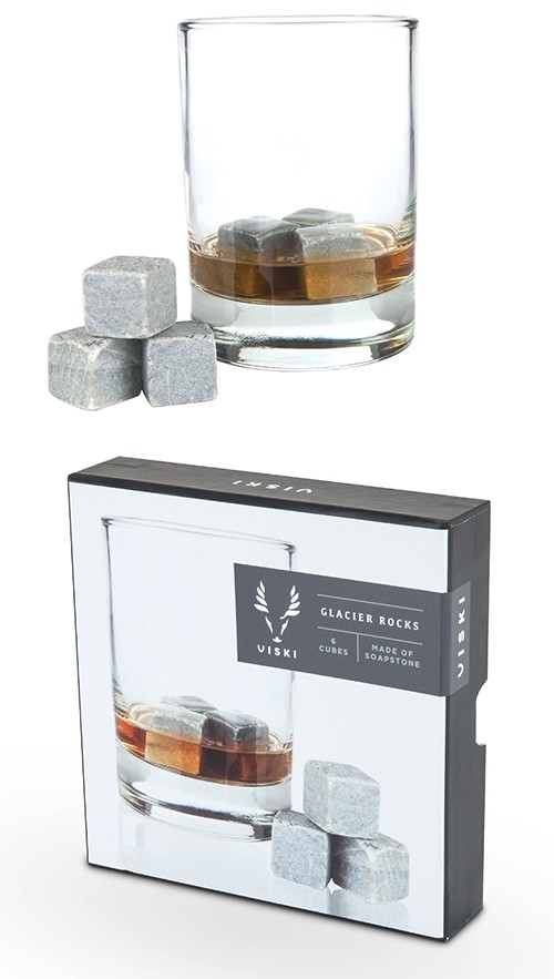 Glacier Rocks: Set of 6 Soapstone Cubes by VISKI