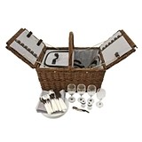 Seaside: Cape Cod Wicker Picnic Basket by Twine