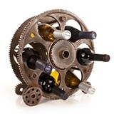 Gears and Wheels Wine Rack by Foster and Rye