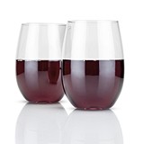 Flexi: Shatterproof BPA-Free Plastic Stemless Wine Glasses by True