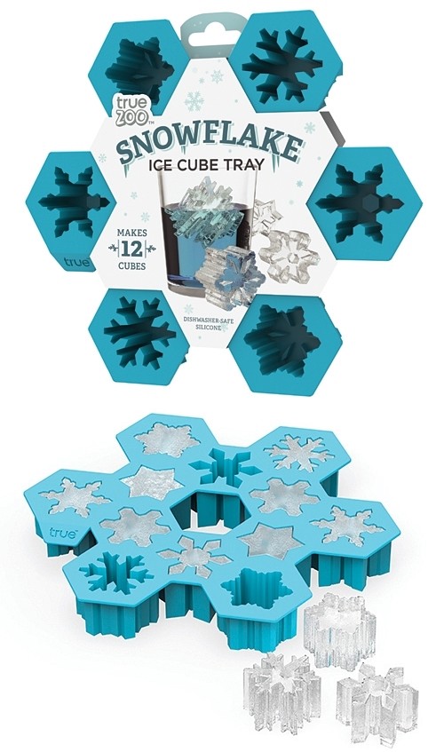 Snowflake Silicone Ice Cube Tray by TrueZOO