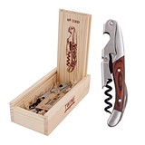 Chateau Rosewood Double-Hinged Corkscrew in Wood Box by Twine