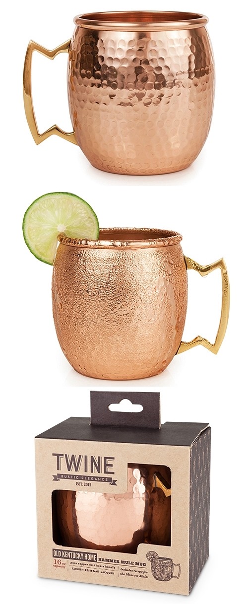 Old Kentucky Home Hammered Copper Moscow Mule Mug by Twine