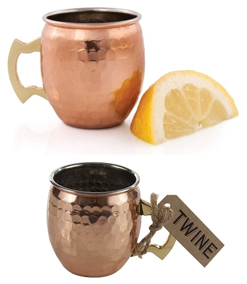 Old Kentucky Home Hammered Copper Moscow Mule Shot Mug by Twine