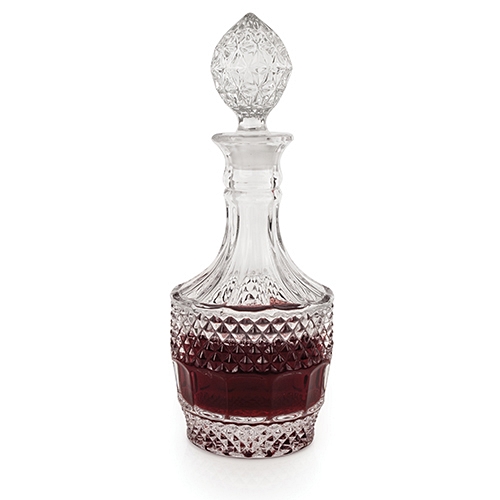 Chateau Lead-Free Crystal Vintage-Style 26oz Decanter by Twine