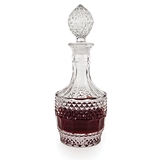 Chateau Lead-Free Crystal Vintage-Style 26oz Decanter by Twine