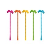 Colorful Palm Tree Stir Sticks by TrueZOO (Set of 5)