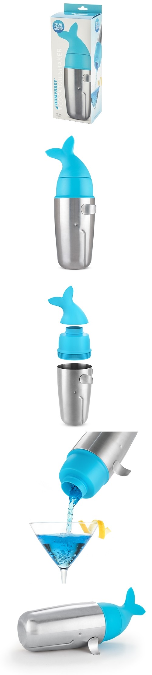 Humphrey: Whale Cocktail Shaker by TrueZOO