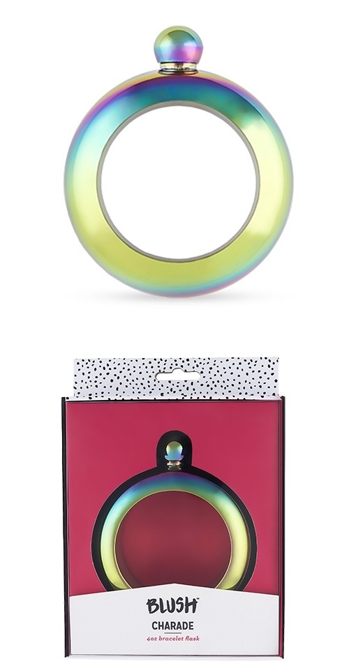 Charade: Rainbow Bracelet Flask by Blush